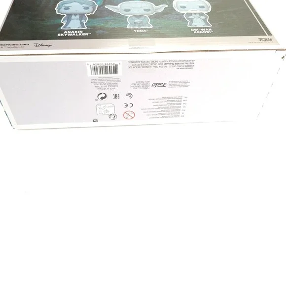 Funko Pop! Star Wars Force Ghost 3-Pack Anakin Yoda Obi-Wan - Picture 9 of 9